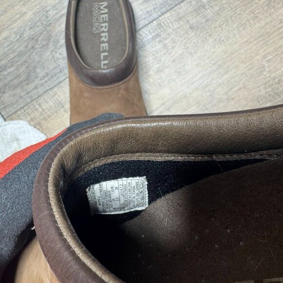 Merrell Encore Nova 4 Brown Leather Mules Women's Size 6 - Picture 5 of 7